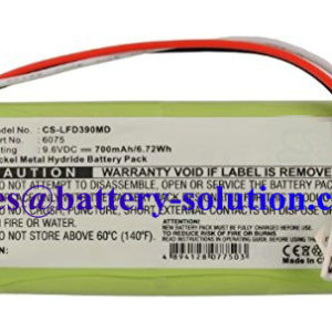 Toitu FD390 Doppler, 6075 battery
