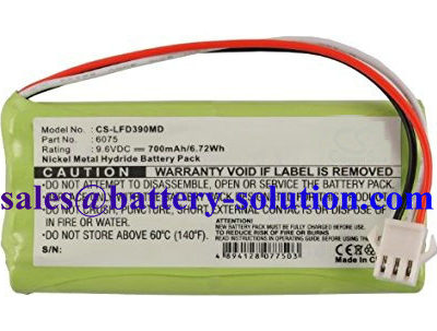 Toitu FD390 Doppler, 6075 battery